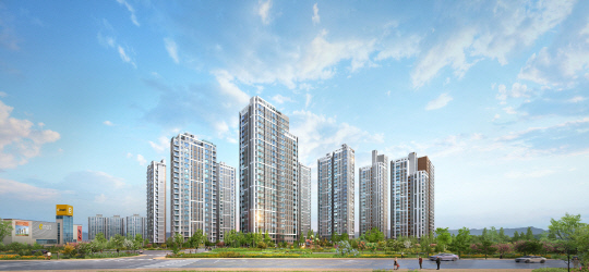 '여주역 로제비앙 더센텀' 투시도.<대광건영 제공>